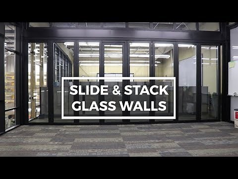 Slide & Stack Glass Walls | Operations Demonstration | Solar Innovations