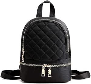 Quilted Backpack (Black)