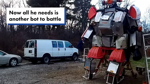 Homemade robot suit looks right out of ‘Pacific Rim’
