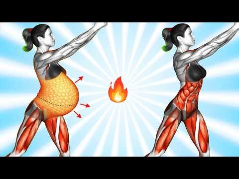 EFFECTIVE Standing Exercises for STUBBORN Belly ➜ 30-Min Workout for Women Over 60 (Finally!) ✅