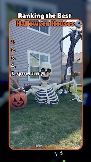 Ranking the Best Halloween Houses🕸️