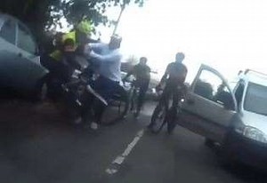 Cyclist grabbed by van driver in road rage 'attack'