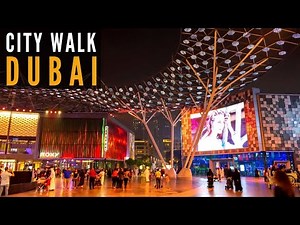 City Walk Dubai Complete Walk | City Walk Dubai At Night | 4K | Downtown Dubai Tourist Attraction