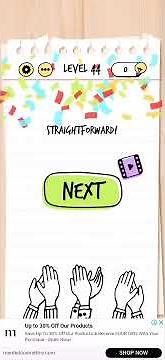 Brain test tricky puzzles level 44 [UPDATED] SOLUTION OR WALKTHROUGH