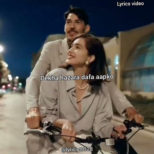 DEKHA HAZARO DAFAA (Lyrics) Arijit Singh || #love #lyricist012d #song