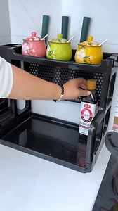 Sharing a spice rack that we've used for many years, storing spice bottles and jars, | MYK