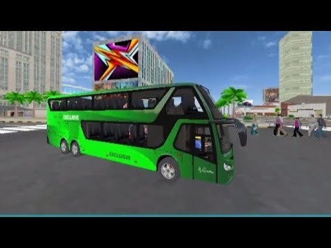 Real Indonesia Bus Simulator Games Pick and drop service Android Gameplay-3D 