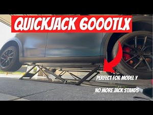 QuickJack 6000TLX - This Changes Everything for Tesla Owners