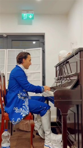 Sing song inbetween scenes, hence the coustume … Loved writing this song a while back, sounds so different with just a piano … 🤍✨🎹 | Jake Carter