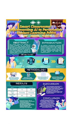 Plantilla de Póster de Investigación para Canva