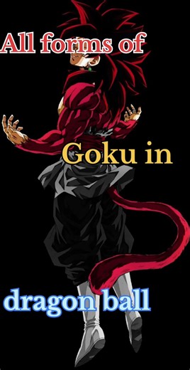 all forms of goku in dragon ball #viralvideo #anime #dragoball #animeclips #goku #trending #shorts