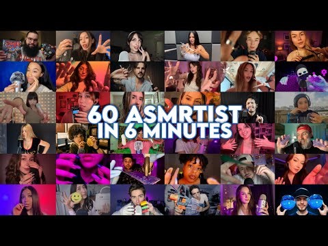 60 ASMRTIST In 6 Minutes | Quick cuts ASMR Compilation