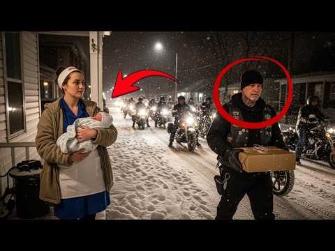 Waitress Rescued a Freezing Baby—Then 200 Bikers Showed Up with a Life-Changing Surprise!