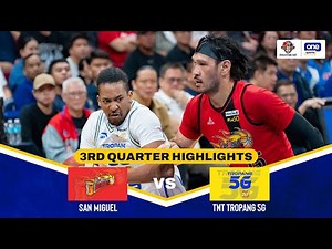 TNT vs. SAN MIGUEL | 3RD QUARTER HIGHLIGHTS | FINALS GAME 4 | PBA SEASON 49 PHILIPPINE CUP