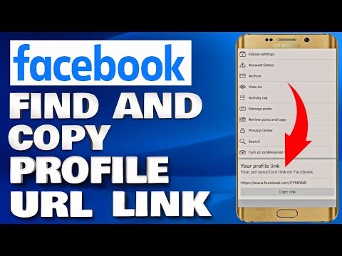 How To Find and Copy Facebook Profile URL Link