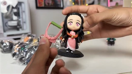 Action Nook on Instagram: "Found Nezuko’s secret twin piece! Even Nezuko’s surprised where this extra part came from #anime #demonslayer #animefigures"