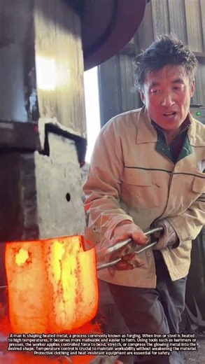 Hot Metal Forging and Shaping Process