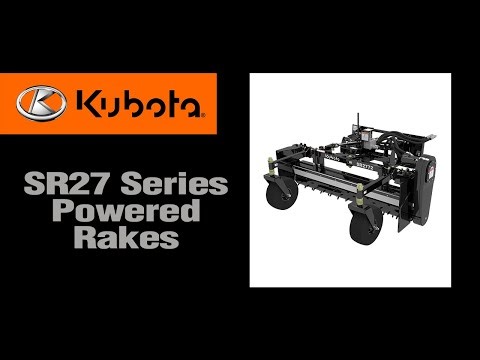 Kubota SR27 Series Powered Rakes