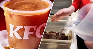 KFC worker reveals how famous gravy is really made