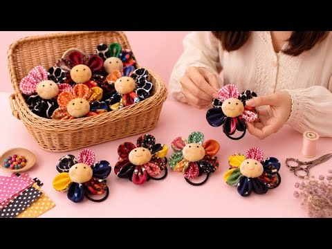 DIY Scrunchie from Fabric Scraps ♻️ Easy Sewing Project | Waste to Treasure