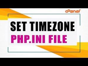 Change/Set Default Server TimeZone [php.ini File]