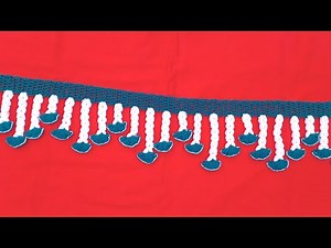 How to make easy toran design|| So beautiful woolen toran step by step guide|| #knittingpattern #diy