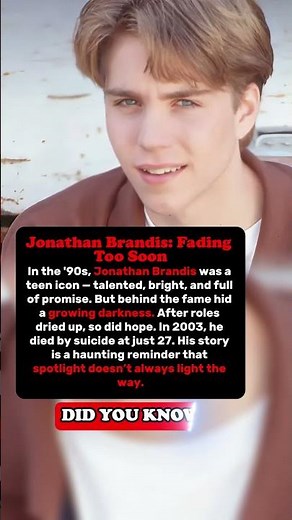 Jonathan Brandis: A Lost Light