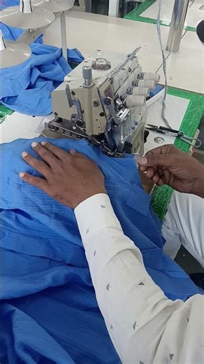 The easiest way to operate an overlock machine । Side seam overlock 5tho/l । One shot opertion video