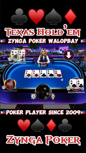 42T with Aces #zynga #pokergame #zyngapoker
