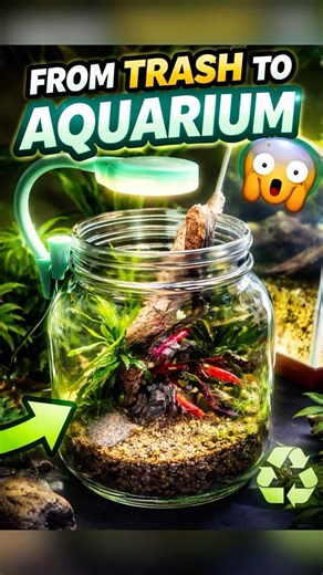 Waste Glass Bottle Into a Shrimp Paradise 🦐🌿