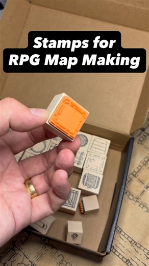 11.11 these stamps for RPG map making will be out on Kickstarter 🚀 #dnd #dungeonsanddragons #strangerthings #fantasy | Tabletop Stamps