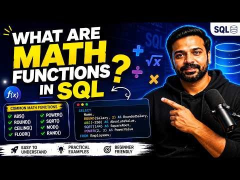 16. SQL Functions Series: Math Functions with Practical Examples