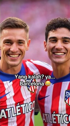 Hanya fans Atlético yang paham rasanya menang tipis 🤏😂 #meme #ucl #football #championsleague