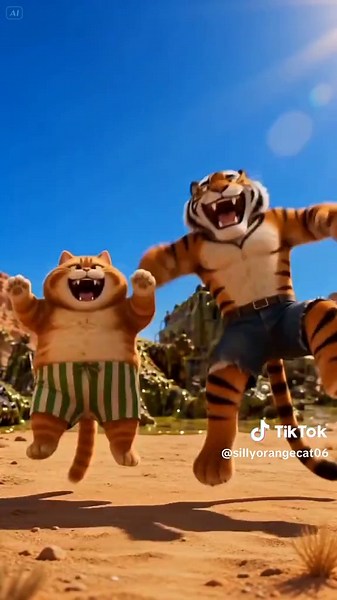 #foryoupage #dreamina #seedance #USA#animation #catlovers #kitten#ai#haha #funnyvideo #orangecat#cutecat #catlover#kitty #tiger #kucing #cat #foryoupage❤️❤️#cartoon