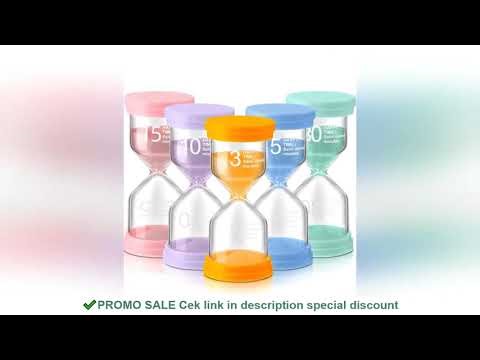 1PCS 3/5/10/15/30 Minutes Colorful Hourglass Sandglass Children Kid Gift Toy Sand Timer Hour Glass H