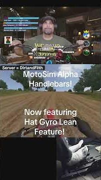 MotoSim Alpha handlebars with gyro leaning feature