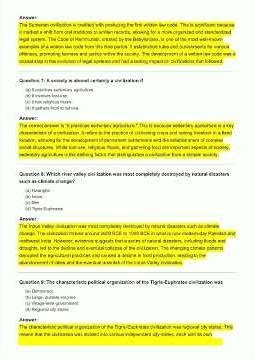 AP World History Stearns Chapter 1 Practice & video