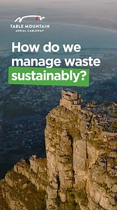 At Table Mountain Aerial Cableway, we’re not only about getting you to the top — we’re about protecting the mountain for future generations.🌱 From waste separation and recycling to minimising landfill contributions and investing in carbon offsetting initiatives in that support communities through cash-for-recycling initiatives, we’re proud to play our part as custodians of Table Mountain. Every ride on the Cableway is a chance to experience this natural wonder responsibly – because sustainabili