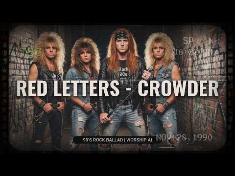 Red Letters (Crowder) - 90’s Rock Ballad | Worship AI