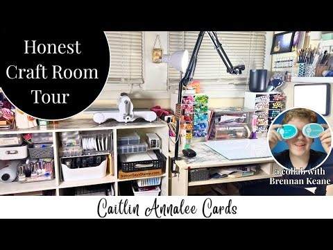 My REAL Craft Room Tour (The Good & The Messy) | Honest Update & Why My Organization Works For Me