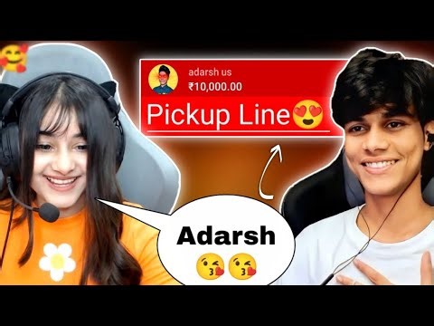 Adarsh Propose Indian Girls Streamers 😘 ft. @DobbyIsLive_