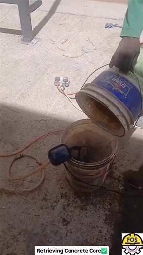Retrieving Concrete Core Concrete coring or concrete core drilling is the process of removing a concrete cylinder from a structure. Some of the concrete coring applications are utility holes, drainage, maintenance holes, HVAC, and structural testing. Captured in the footage is an active site in Nairobi🇰🇪