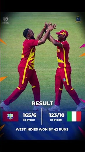 🔥West Indies vs Italy T20 Match Result | WI Won by 42 Runs | Full Highlights & Scorecard 2026🔥