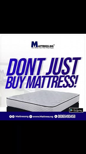 In partnership with Mattress.ngWHY DOES MATTRESS RECOMMENDATION...