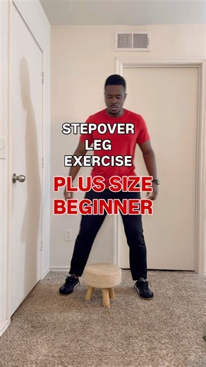 Lower Body Step Over Exercise | Plus Size Beginners | No Equipment