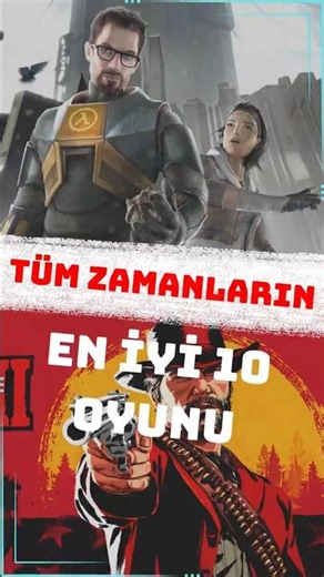 DÜNYANIN EN İYİ 10 OYUNU! (Metacritic Puanlarına Göre) #shorts