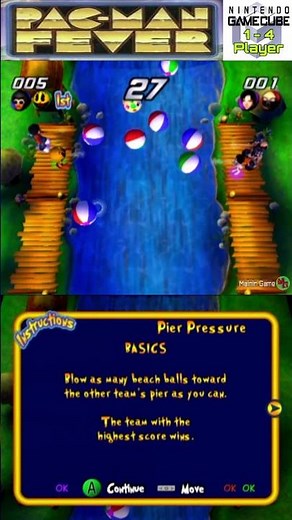 pier pressure - Pac Man Fever minigames - mainin game