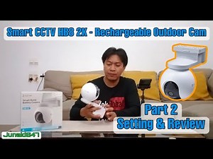Setting & Review Smart CCTV EZVIZ HB8 2K - Rechargeable Outdoor Cam