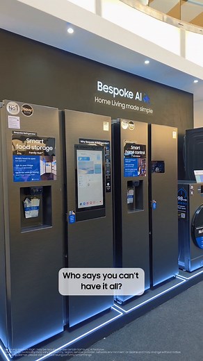 Fridges just got a whole lot smarter. Control your kitchen with your voice, watch videos, and keep everything organized all in one place. 😍 Don’t miss out on the kitchen upgrade of your dreams. Head to our website to shop the Bespoke AI and Family Hub refrigerators today and enjoy a smarter, more connected kitchen: http://spr.ly/MY_DA-One-Launch-PO-2025_fb #BespokeAI #SamsungBespoke #Samsung | Samsung