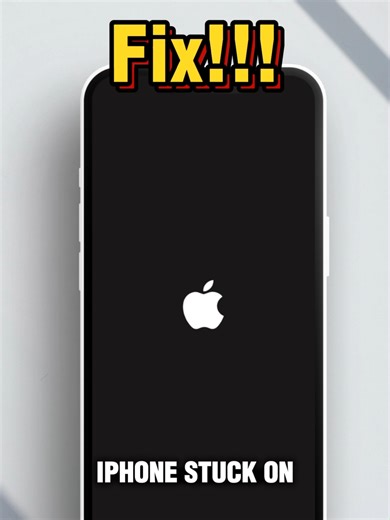 iPhone Stuck on Apple LOGO? Try This Fix! #stuckonapplelogo